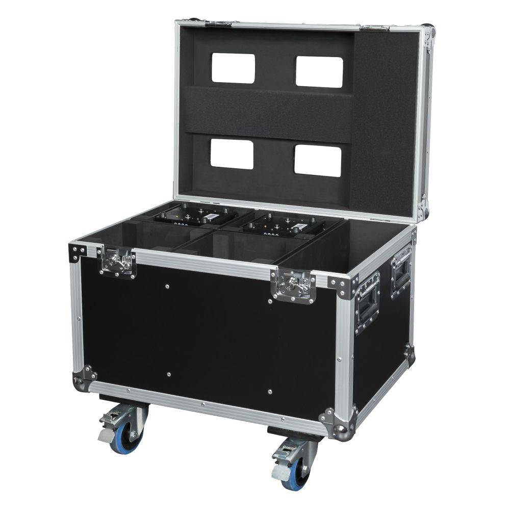DAP FLIGHTCASE VOOR 4X SHARK SPOT/WASH/ZOOM/COMBI