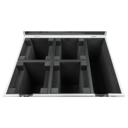 DAP FLIGHTCASE VOOR 4X SHARK SPOT/WASH/ZOOM/COMBI