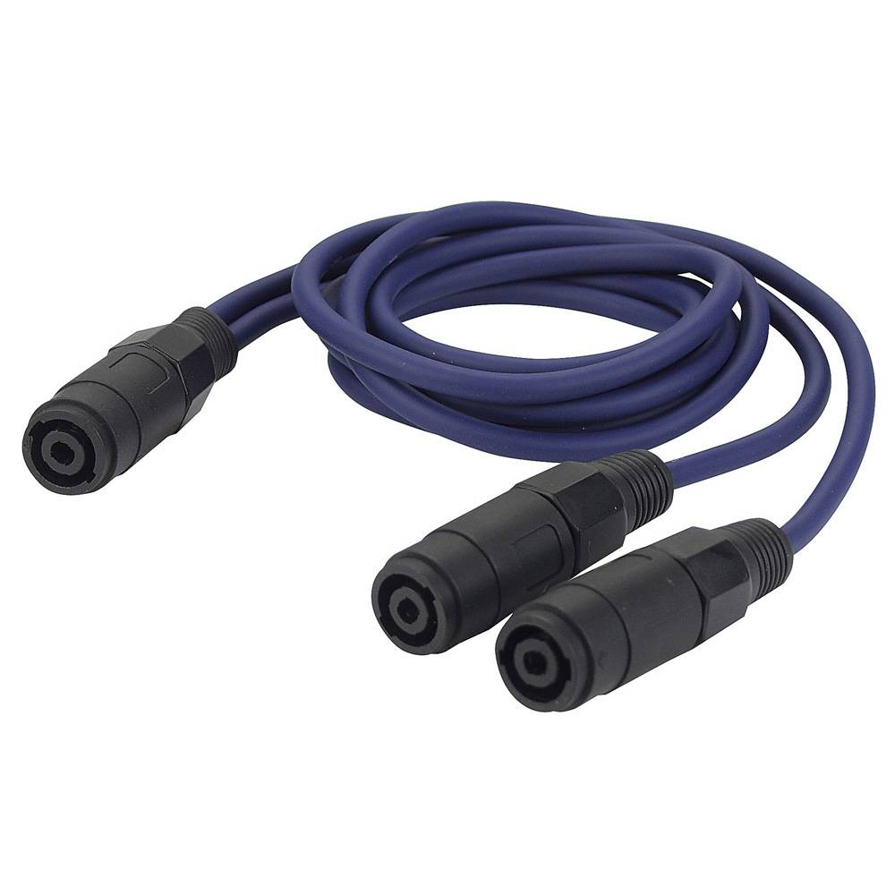 DAP FS12 VERLOOPKABEL 2X SPEAKON FEMALE NAAR 1X SPEAKON FEMALE 150CM