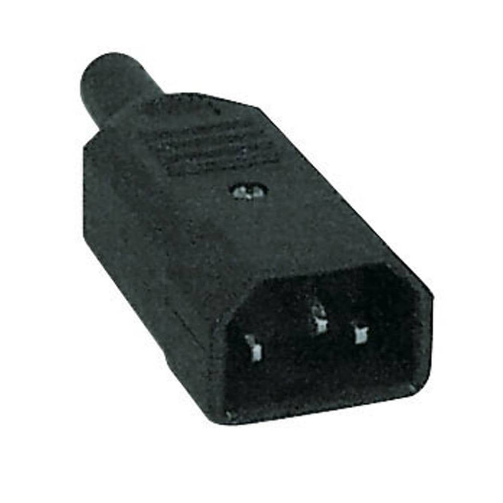 SHOWTEC IEC EURO 230V MALE STEKKER ZWART