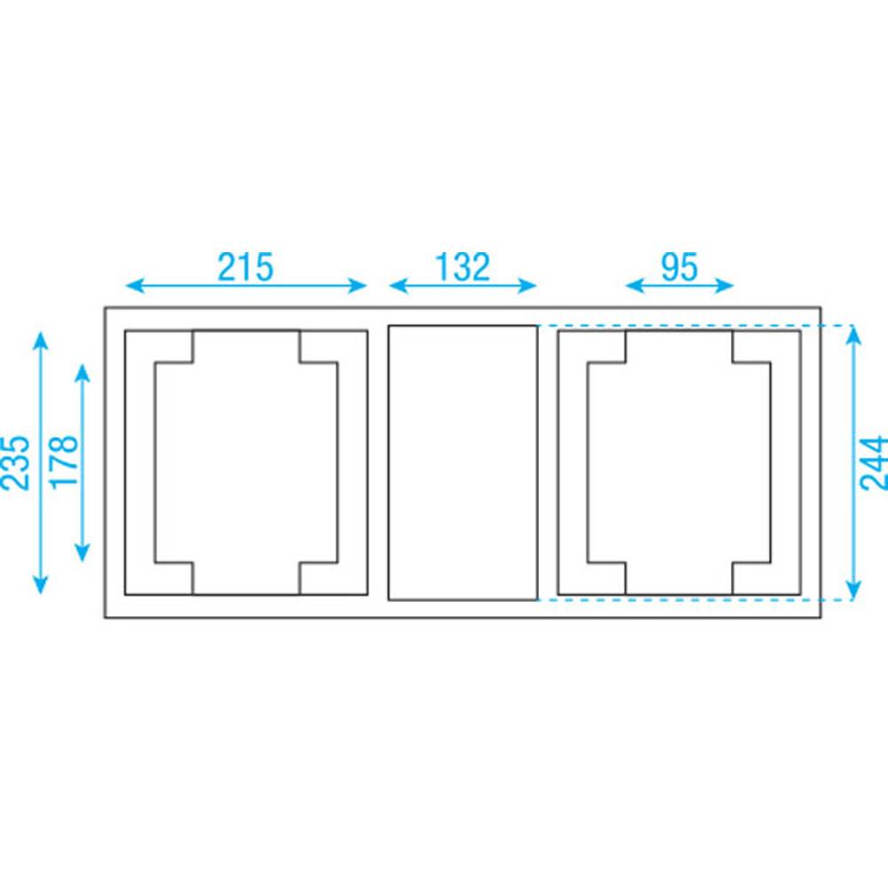 DAP LCA-PHA6 FLIGHTCASE VOOR 2X PHANTOM 25/50/65 VALUE LINE