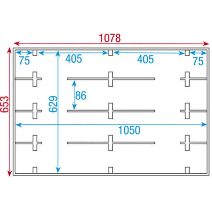 DAP LCA-SUN1 FLIGHTCASE VOOR 8X SUNSTRIP ACTIVE