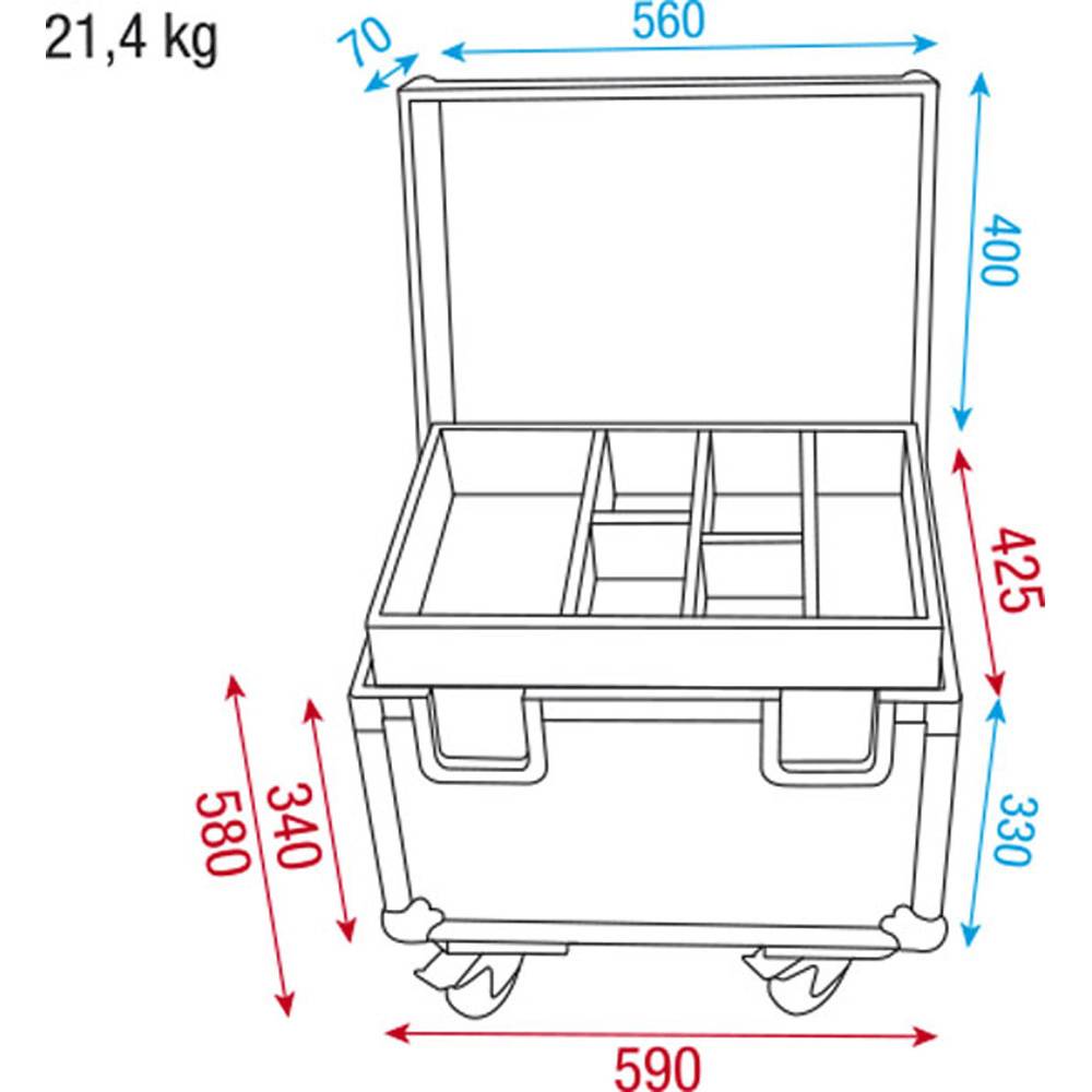 DAP UCA-RIG1 RIGGING FLIGHTCASE