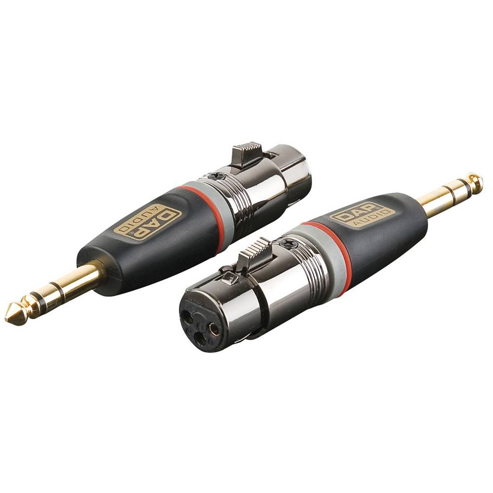 DAP XGA24 XLR FEMALE NAAR STEREO JACK MALE ADAPTER