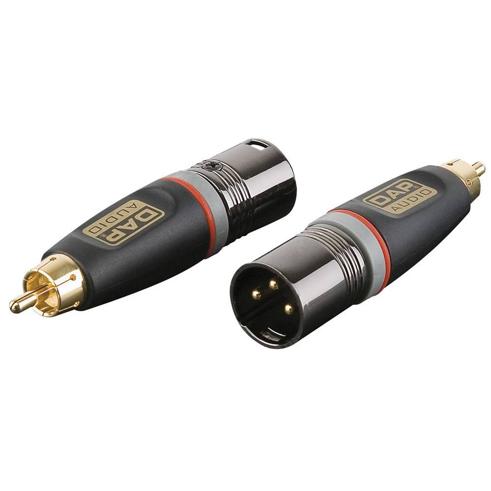 DAP XGA32 XLR MALE NAAR RCA MALE ADAPTER