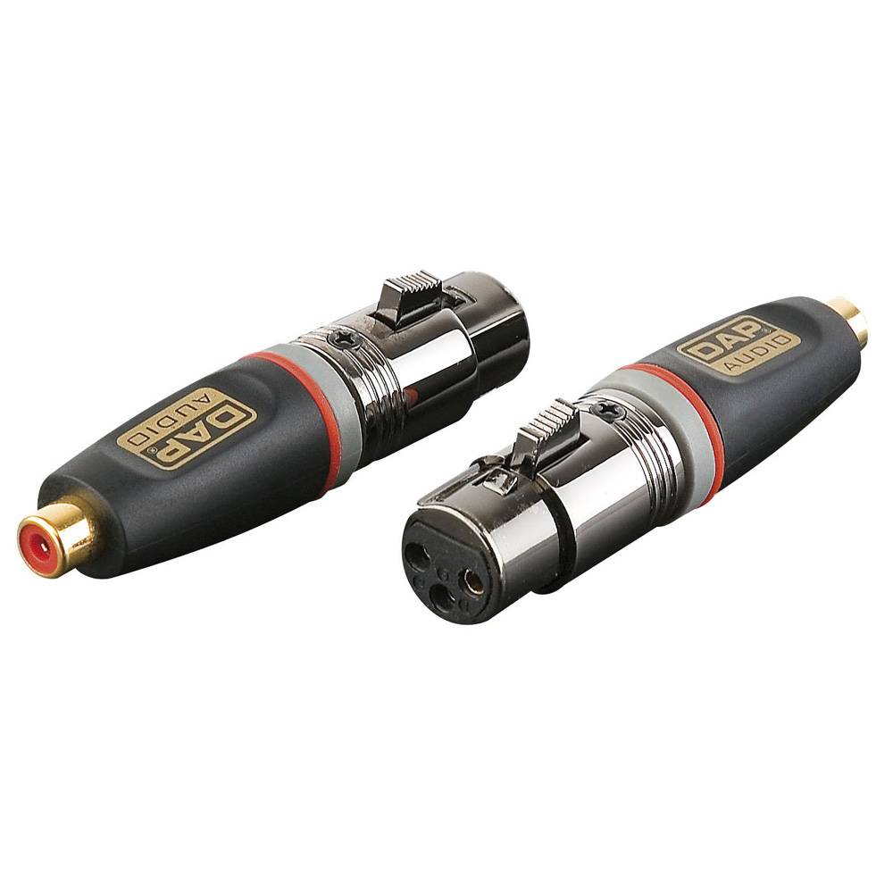DAP XGA33 XLR FEMALE NAAR RCA FEMALE ADAPTER