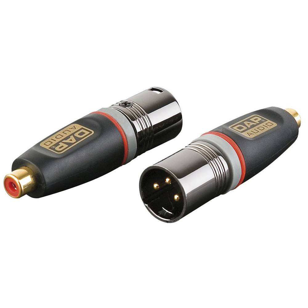 DAP XGA34 XLR MALE NAAR RCA FEMALE ADAPTER