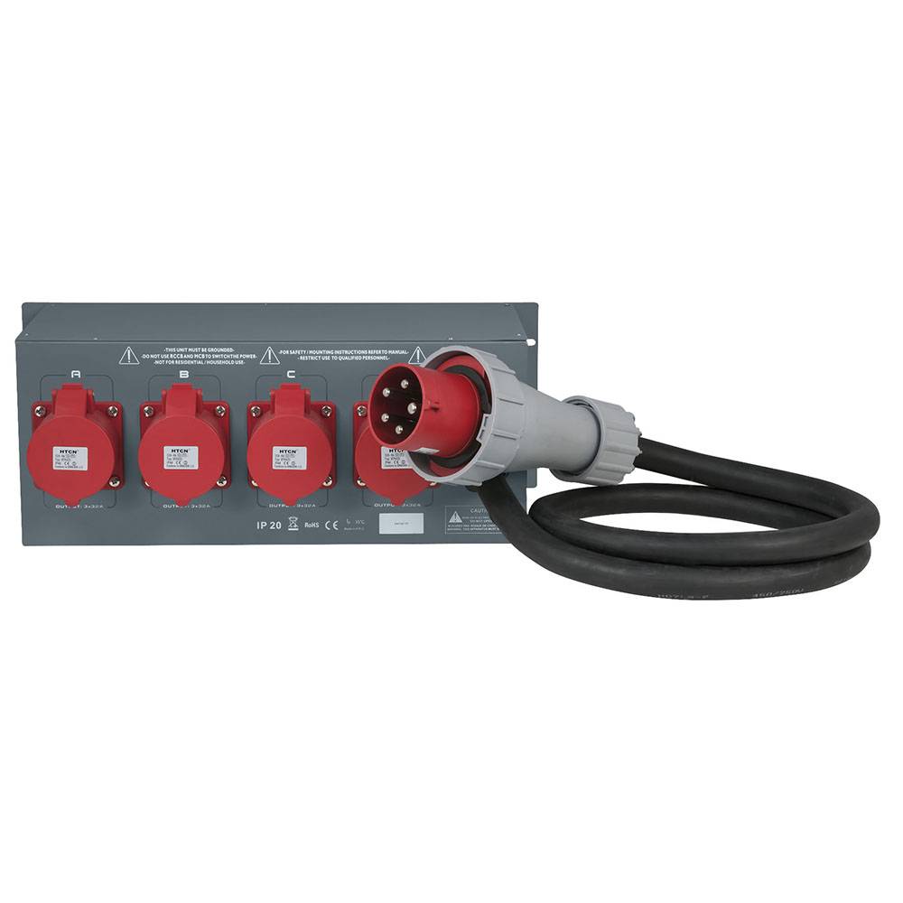 SHOWTEC PSA-63A4C KRACHTSTROOM VERDELER 63A